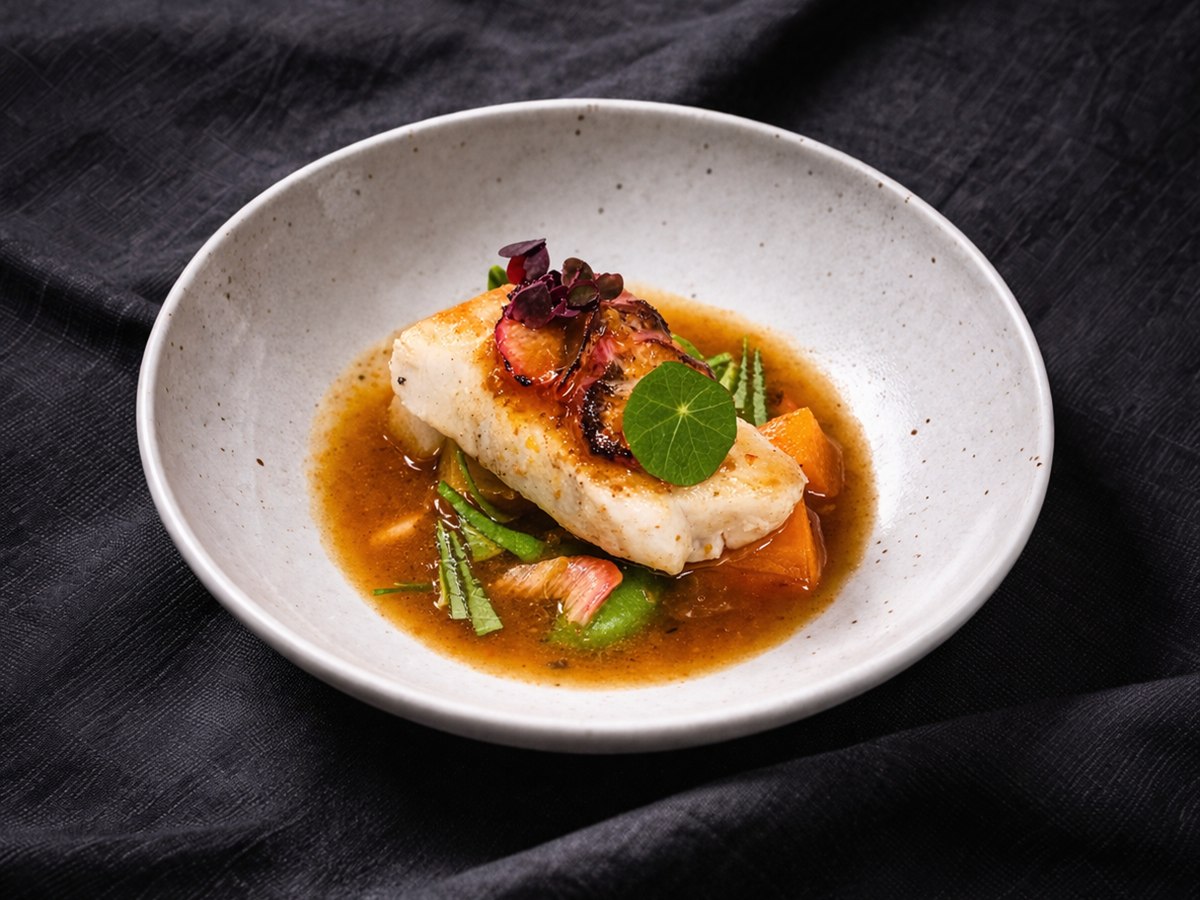 Ikan Woku in kruidenbouillon